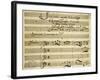 Sheet Music of Il Barcheggio, Symphony-Alessandro Stradella-Framed Giclee Print