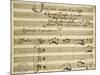 Sheet Music of Il Barcheggio, Symphony-Alessandro Stradella-Mounted Giclee Print