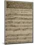 Sheet Music of Il Trionfo Dell'Amore-null-Mounted Giclee Print