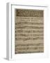 Sheet Music of Il Trionfo Dell'Amore-null-Framed Giclee Print