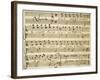 Sheet Music of Lo Schiavo Liberato-null-Framed Giclee Print