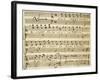 Sheet Music of Lo Schiavo Liberato-null-Framed Giclee Print