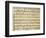 Sheet Music of Lo Schiavo Liberato-null-Framed Giclee Print