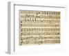 Sheet Music of Lo Schiavo Liberato-null-Framed Giclee Print