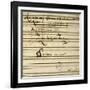 Sheet Music of Lo Schiavo Liberato-null-Framed Giclee Print