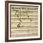 Sheet Music of Lo Schiavo Liberato-null-Framed Giclee Print