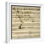 Sheet Music of Lo Schiavo Liberato-null-Framed Giclee Print