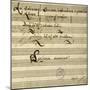 Sheet Music of Lo Schiavo Liberato-null-Mounted Giclee Print