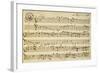 Sheet Music of Six Symphonies-Alessandro Stradella-Framed Giclee Print