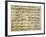 Sheet Music of the Oratorio of Saint John the Baptist-Alessandro Stradella-Framed Giclee Print