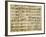 Sheet Music of the Oratorio of Saint John the Baptist-Alessandro Stradella-Framed Giclee Print