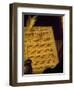 Sheet Music of the Sonata Fin Che M'Ucciderete, Detail from a Portrait of Alessandro Scarlatti-null-Framed Giclee Print