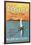 Sheet Music to Aloha Oe-null-Framed Art Print