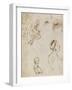 Sheet of Studies [Recto] by Leonardo Da Vinci-Leonardo Da Vinci-Framed Giclee Print