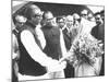 Sheik Mujibur Rahman, Premier of Bangladesh, with Indian Pm Indira Gandhi-null-Mounted Photo