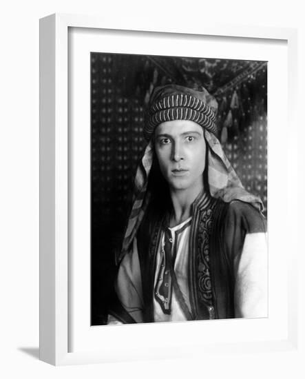 Sheik, Rudolph Valentino, 1921-null-Framed Photo