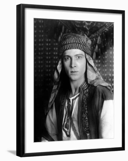 Sheik, Rudolph Valentino, 1921-null-Framed Photo