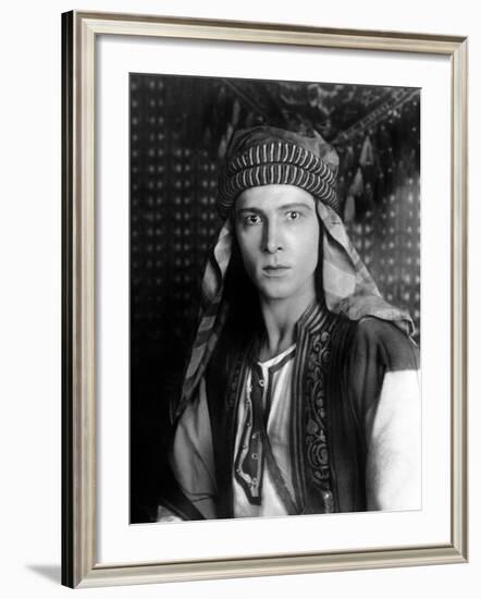 Sheik, Rudolph Valentino, 1921-null-Framed Photo