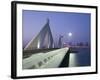 Sheikh Isa Causeway Bridge, Manama, Bahrain-Walter Bibikow-Framed Photographic Print