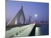 Sheikh Isa Causeway Bridge, Manama, Bahrain-Walter Bibikow-Mounted Photographic Print