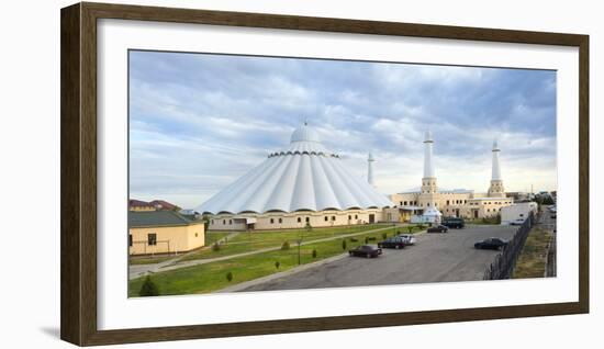 Sheikh Khalifa al Nahyan Mosque, Shymkent, South Region, Kazakhstan, Central Asia, Asia-G&M Therin-Weise-Framed Photographic Print