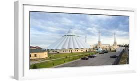 Sheikh Khalifa al Nahyan Mosque, Shymkent, South Region, Kazakhstan, Central Asia, Asia-G&M Therin-Weise-Framed Photographic Print