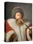 Sheikh Khalil Al-Bakri (D1808) Egypt Oil Painting by Michel Rig-Chris Hellier-Stretched Canvas