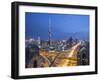 Sheikh Zayad Road and Burj Khalifa, Downtown, Dubai, United Arab Emirates-Jon Arnold-Framed Photographic Print