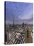 Sheikh Zayad Road and Burj Khalifa, Downtown, Dubai, United Arab Emirates-Jon Arnold-Stretched Canvas