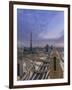 Sheikh Zayad Road and Burj Khalifa, Downtown, Dubai, United Arab Emirates-Jon Arnold-Framed Photographic Print