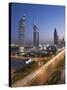 Sheikh Zayad Road and the Emirates Towers, Dubai, United Arab Emirates-Gavin Hellier-Stretched Canvas