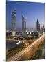 Sheikh Zayad Road and the Emirates Towers, Dubai, United Arab Emirates-Gavin Hellier-Mounted Photographic Print