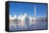 Sheikh Zayed Bin Sultan Al Nahyan Mosque, Abu Dhabi, United Arab Emirates, Middle East-Frank Fell-Framed Stretched Canvas