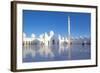 Sheikh Zayed Bin Sultan Al Nahyan Mosque, Abu Dhabi, United Arab Emirates, Middle East-Frank Fell-Framed Photographic Print