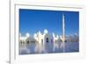 Sheikh Zayed Bin Sultan Al Nahyan Mosque, Abu Dhabi, United Arab Emirates, Middle East-Frank Fell-Framed Photographic Print