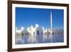 Sheikh Zayed Bin Sultan Al Nahyan Mosque, Abu Dhabi, United Arab Emirates, Middle East-Frank Fell-Framed Photographic Print