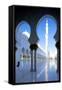 Sheikh Zayed Bin Sultan Al Nahyan Mosque, Abu Dhabi, United Arab Emirates, Middle East-Frank Fell-Framed Stretched Canvas
