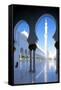 Sheikh Zayed Bin Sultan Al Nahyan Mosque, Abu Dhabi, United Arab Emirates, Middle East-Frank Fell-Framed Stretched Canvas