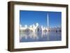 Sheikh Zayed Bin Sultan Al Nahyan Mosque, Abu Dhabi, United Arab Emirates, Middle East-Frank Fell-Framed Photographic Print