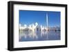 Sheikh Zayed Bin Sultan Al Nahyan Mosque, Abu Dhabi, United Arab Emirates, Middle East-Frank Fell-Framed Photographic Print