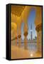 Sheikh Zayed Bin Sultan Al Nahyan Mosque at Dusk, Abu Dhabi, United Arab Emirates, Middle East-Frank Fell-Framed Stretched Canvas