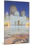 Sheikh Zayed Bin Sultan Al Nahyan Mosque at Dusk, Abu Dhabi, United Arab Emirates, Middle East-Frank Fell-Mounted Photographic Print