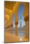 Sheikh Zayed Bin Sultan Al Nahyan Mosque at Dusk, Abu Dhabi, United Arab Emirates, Middle East-Frank Fell-Mounted Photographic Print