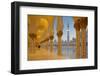 Sheikh Zayed Bin Sultan Al Nahyan Mosque at Dusk, Abu Dhabi, United Arab Emirates, Middle East-Frank Fell-Framed Photographic Print