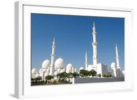 Sheikh Zayed Grand Mosque, Abu Dhabi, UAE-Bill Bachmann-Framed Photographic Print