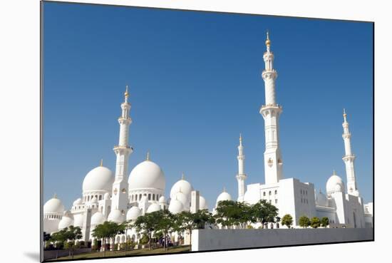 Sheikh Zayed Grand Mosque, Abu Dhabi, UAE-Bill Bachmann-Mounted Photographic Print