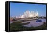 Sheikh Zayed Grand Mosque, Abu Dhabi, United Arab Emirates, Middle East-Christian-Framed Stretched Canvas