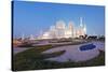 Sheikh Zayed Grand Mosque, Abu Dhabi, United Arab Emirates, Middle East-Christian-Stretched Canvas