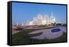 Sheikh Zayed Grand Mosque, Abu Dhabi, United Arab Emirates, Middle East-Christian-Framed Stretched Canvas