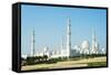 Sheikh Zayed Grand Mosque, Abu Dhabi, United Arab Emirates, Middle East-Christian-Framed Stretched Canvas